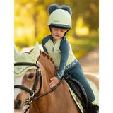 Lemieux Mini Double Pom Hat Silk Macaron Macaron One Size Hat Silks