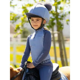 Lemieux Mini Double Pom Hat Silk Powder Blue Powder Blue One Size Hat Silks