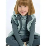 Lemieux Mini Elsie Reversible Gilet Petrol 3-4 Years Petrol Bodywarmers