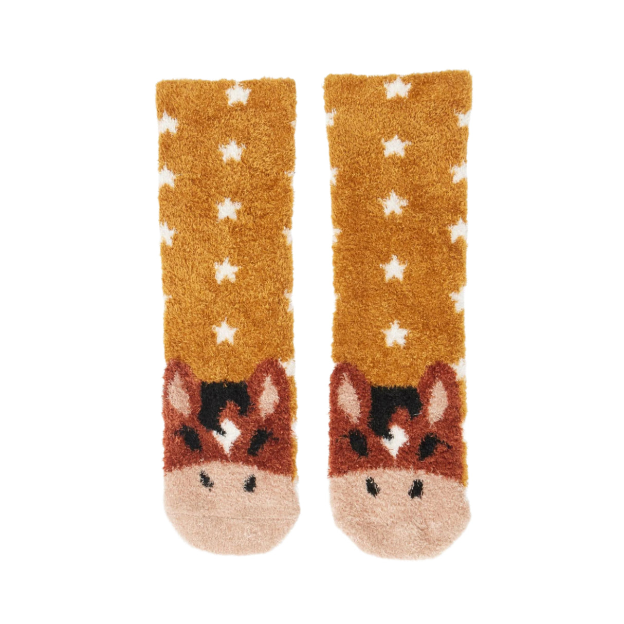 Lemieux Mini Fluffy Character Socks Chancer UK Child Shoe 6-8 Chancer Socks Riding Socks