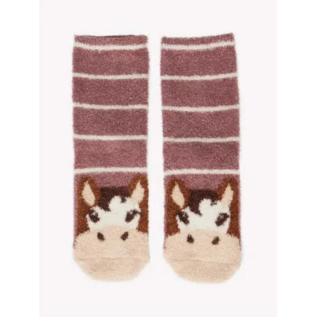 Lemieux Mini Fluffy Character Socks Duke Duke UK Child Shoe 13-3 Riding Socks