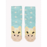 Lemieux Mini Fluffy Character Socks Lemon Lemon Sock UK Child Shoe 13-3 Riding Socks
