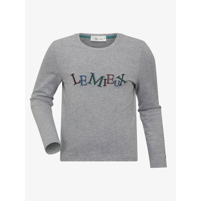 LeMieux Mini Jamie Long Sleeve Top Grey  - Barnstaple Equestrian Supplies