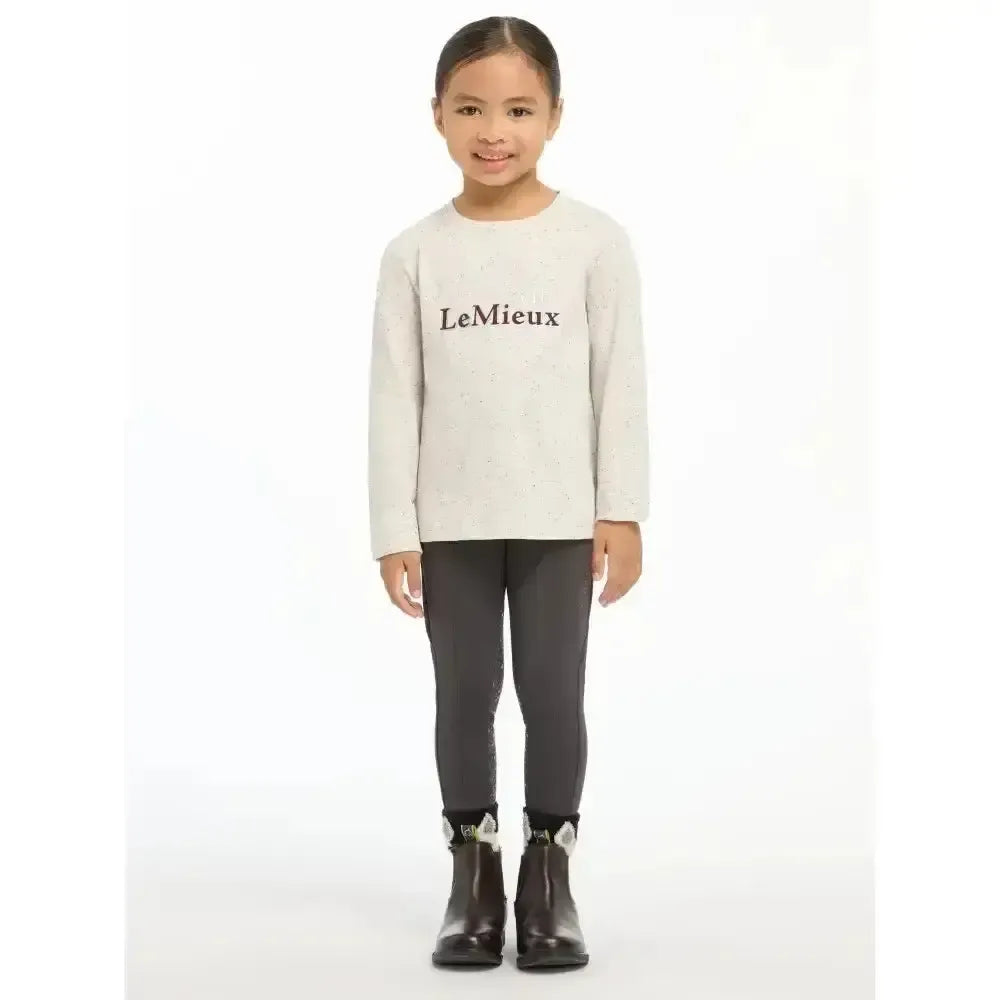 Lemieux Mini Jessie Long Sleeve Top Ecru/Nep 3-4 Years misc Base Layers