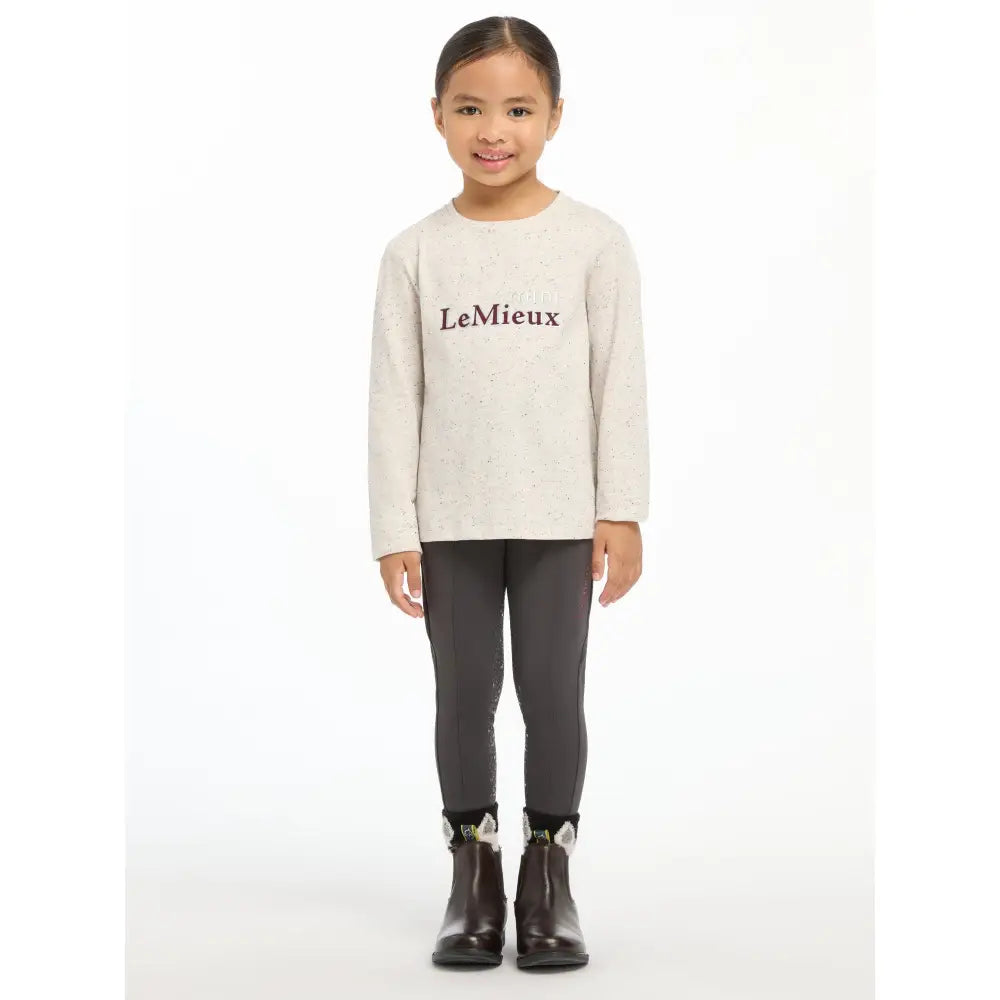 Lemieux Mini Jessie Long Sleeve Top Ecru/Nep - Base Layers