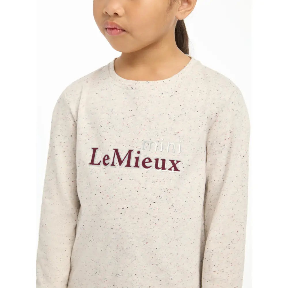 Lemieux Mini Jessie Long Sleeve Top Ecru/Nep - Base Layers