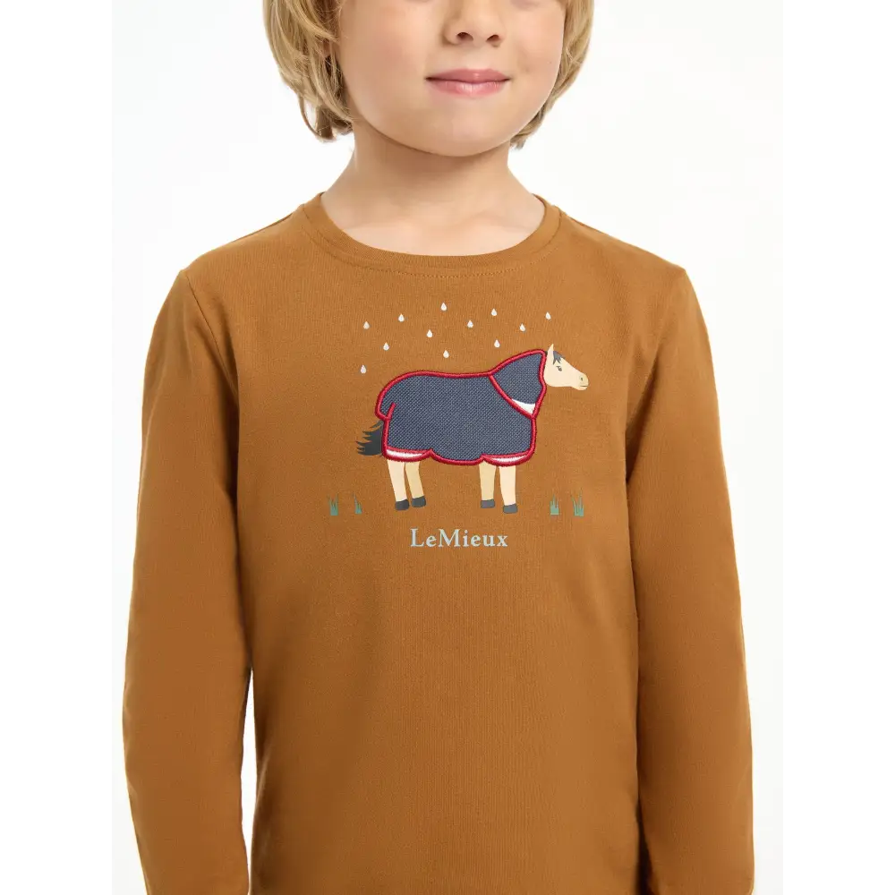 Lemieux Mini Jessie Long Sleeve Top Ginger - Base Layers