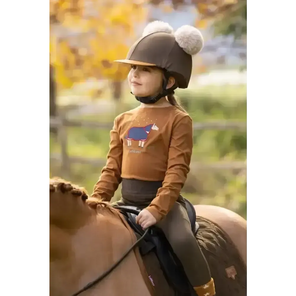 Lemieux Mini Jessie Long Sleeve Top Ginger 3-4 Years Ginger Base Layers