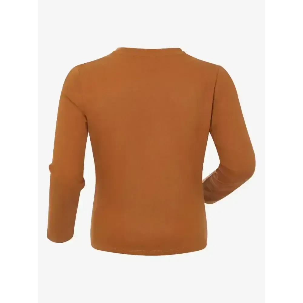 Lemieux Mini Jessie Long Sleeve Top Ginger 3-4 Years Ginger Base Layers