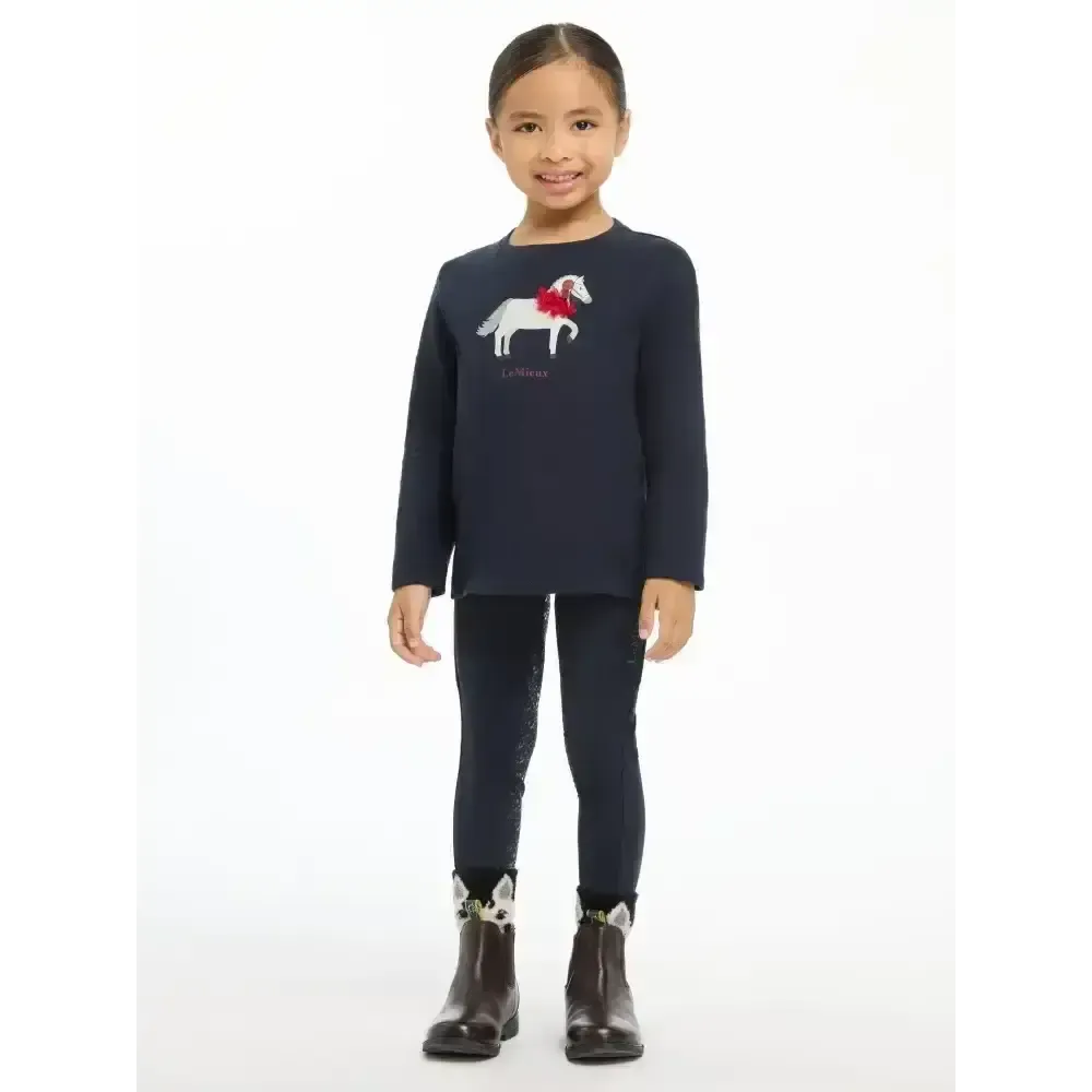 Lemieux Mini Jessie Long Sleeve Top Navy 3-4 Years Navy Base Layers