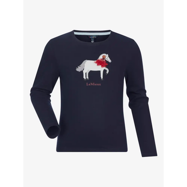 Lemieux Mini Jessie Long Sleeve Top Navy - Base Layers