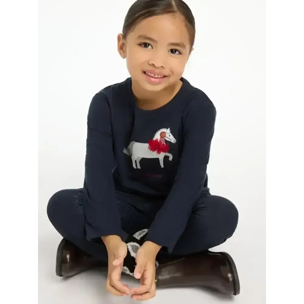 Lemieux Mini Jessie Long Sleeve Top Navy 3-4 Years Navy Base Layers