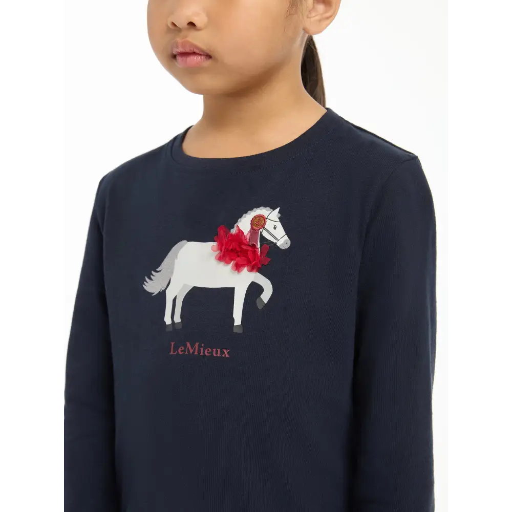 Lemieux Mini Jessie Long Sleeve Top Navy - Base Layers