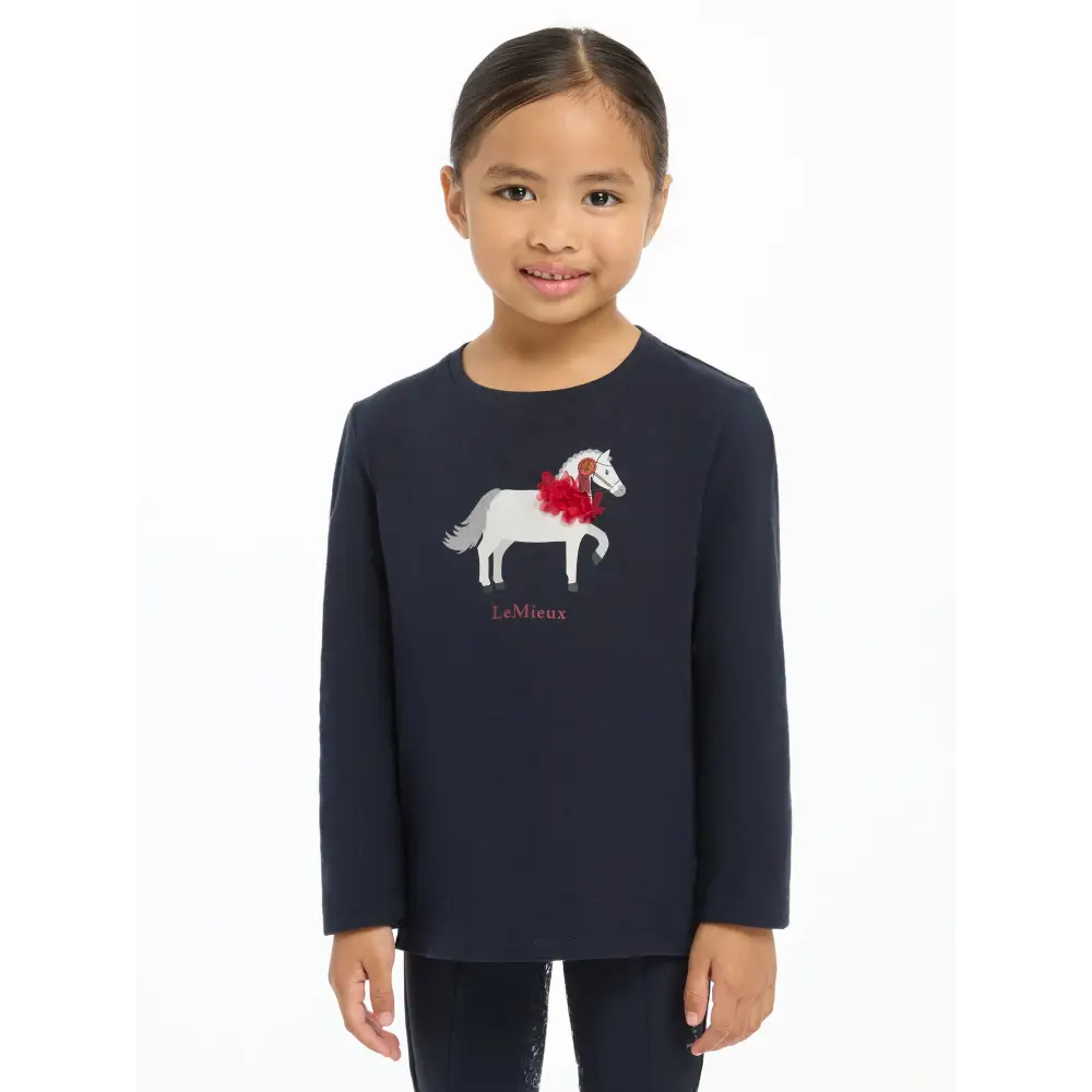 Lemieux Mini Jessie Long Sleeve Top Navy - Base Layers