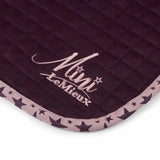 LeMieux Mini Jump Suede Square Fig Saddle Pads