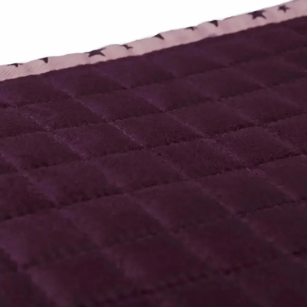 LeMieux Mini Jump Suede Square Fig Saddle Pads