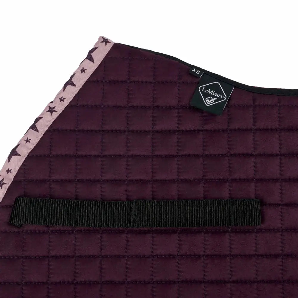 LeMieux Mini Jump Suede Square Fig Saddle Pads & Numnahs Barnstaple Equestrian Supplies