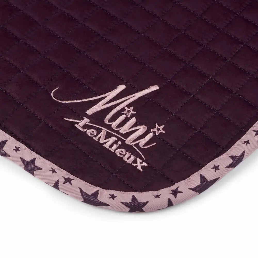 LeMieux Mini Jump Suede Square Fig Saddle Pads & Numnahs Barnstaple Equestrian Supplies