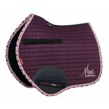 LeMieux Mini Jump Suede Square Fig Saddle Pads