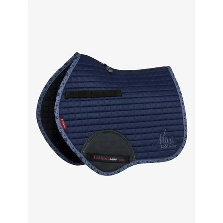 LeMieux Mini Jump Suede Square Indigo Saddle Pads & Numnahs Barnstaple Equestrian Supplies