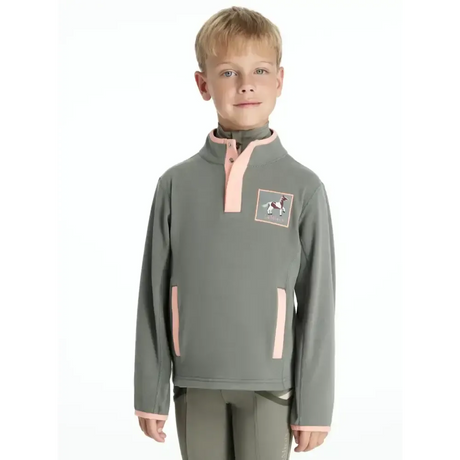 Lemieux Mini Mae Popper Fleece Rosemary Rosemary 3-4 years Fleece Tops