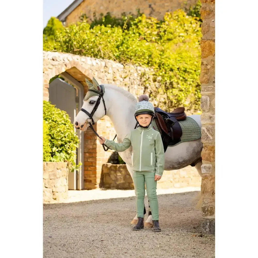 Lemieux Mini Mari Zip Through Thyme 3-4 Years Jumpers & Hoodies