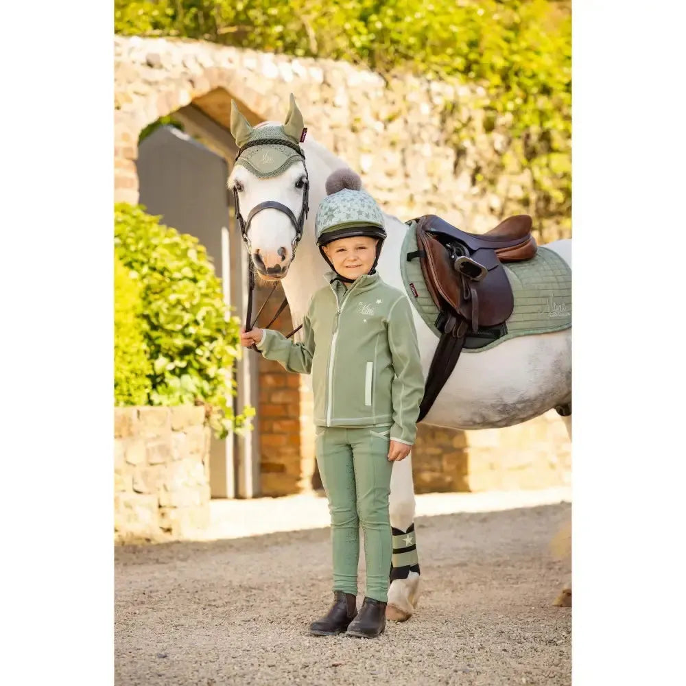 Lemieux Mini Mari Zip Through Thyme 3-4 Years Jumpers & Hoodies