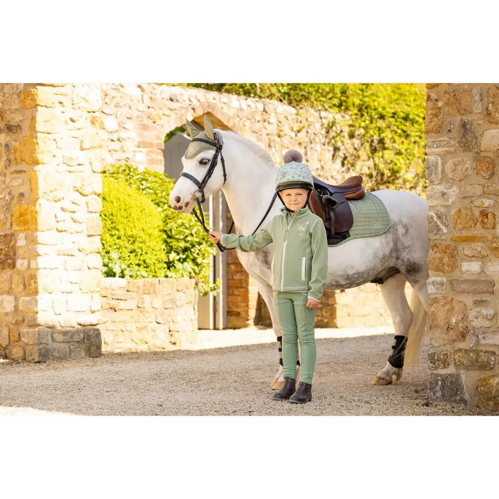 Lemieux Mini Mari Zip Through Thyme 3-4 Years Jumpers & Hoodies Barnstaple Equestrian Supplies