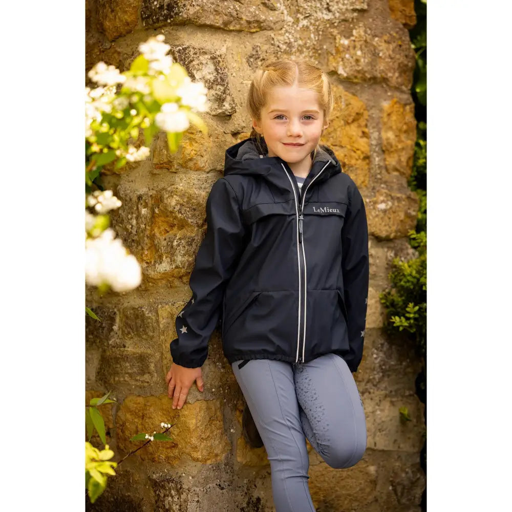 Lemieux Mini Milo Waterproof Jacket Navy 3-4 Years Outdoor Coats & Jackets