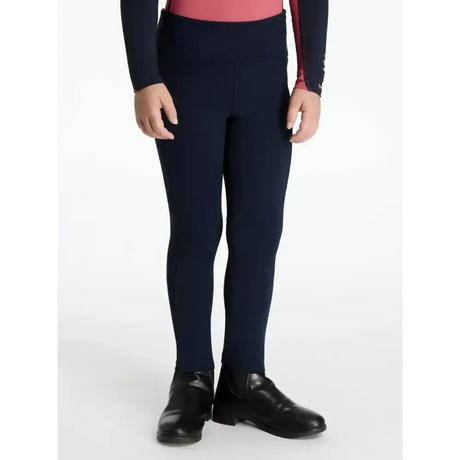 Lemieux Mini Nora Brushed Pull On Navy Navy 3-4 years Riding Tights