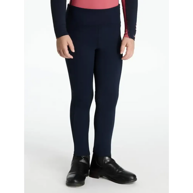 Lemieux Mini Nora Brushed Pull On Navy Navy 3-4 years Riding Tights