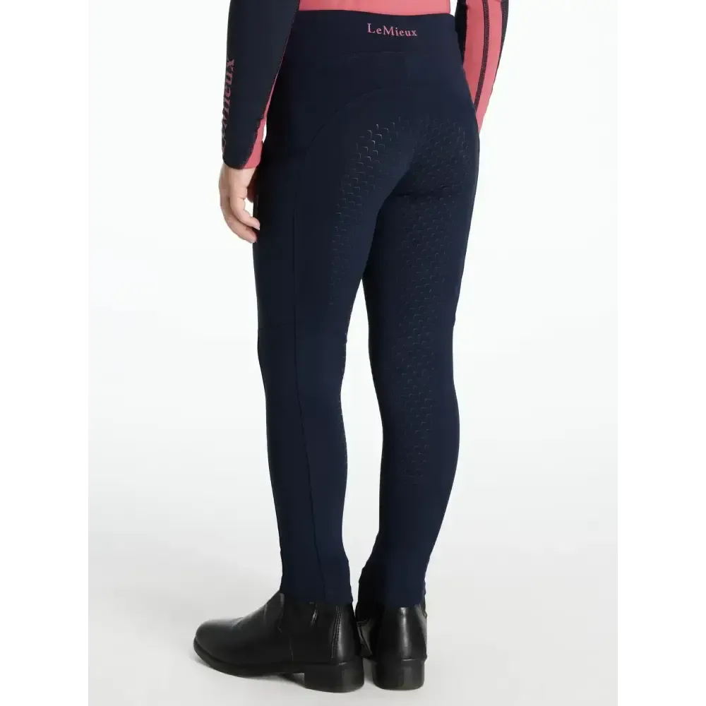 Lemieux Mini Nora Brushed Pull On Navy Navy 3-4 years Riding Tights