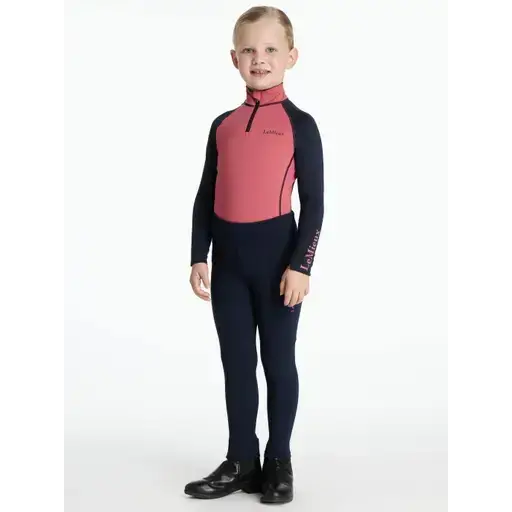 Lemieux Mini Nora Brushed Pull On Navy Navy 3-4 years Riding Tights