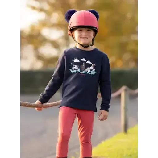 Lemieux Mini Poppy Long Sleeve Top Navy Navy 3-4 years Jumpers