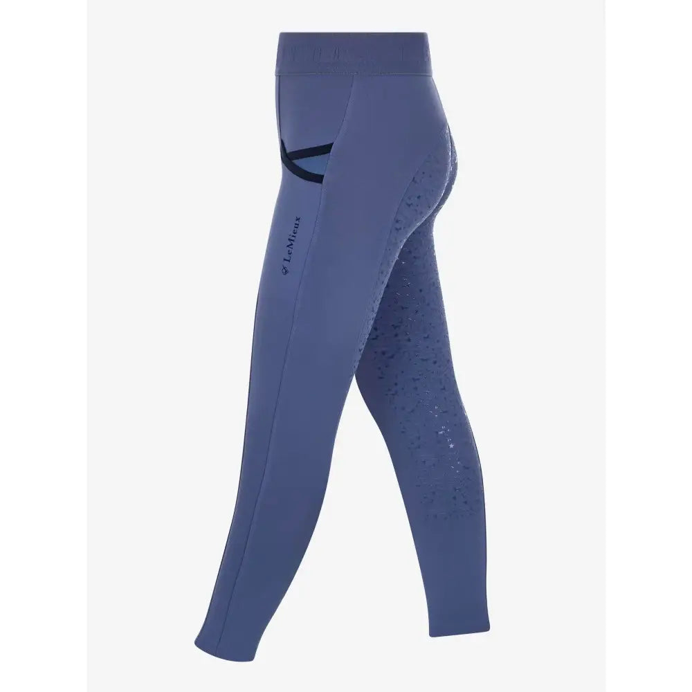 Lemieux Mini Pull On Breech Jay Blue 3-4 Years Riding Breeches Barnstaple Equestrian Supplies