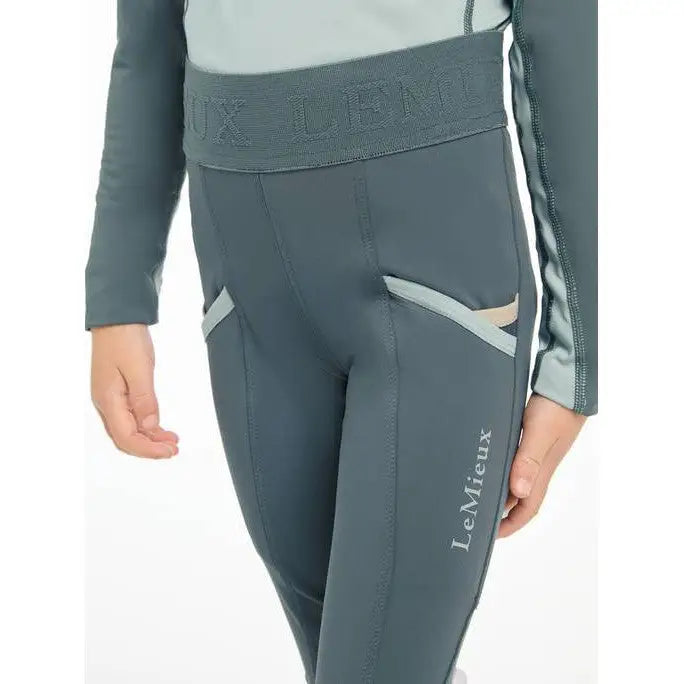 Lemieux Mini Pull Ons Petrol - Riding Tights