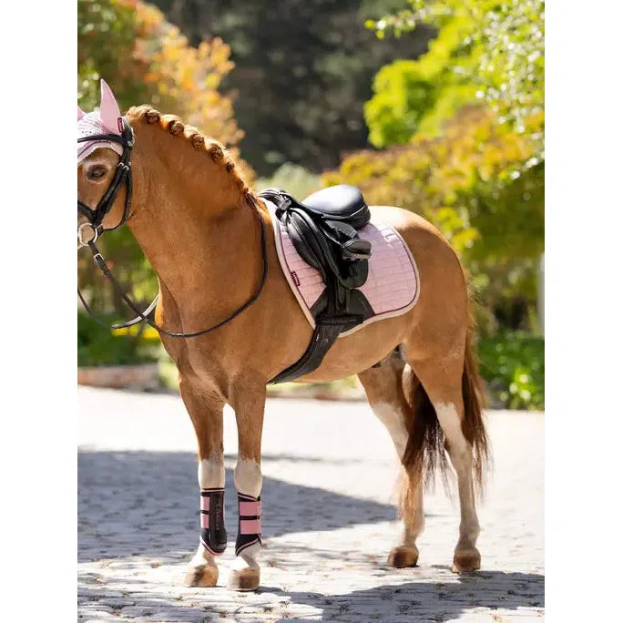 Lemieux Mini Suede Close Contact Square Blossom Blossom X-Small Saddle Pads