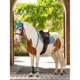 Lemieux Mini Suede Close Contact Square Lagoon Lagoon X-Small Saddle Pads