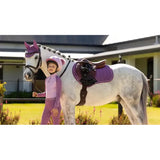Lemieux Mini Suede Close Contact Square Mallow Mallow X-Small Saddle Pads