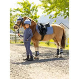 Lemieux Mini Suede Close Contact Square Powder Blue Powder Blue X-Small Saddle Pads
