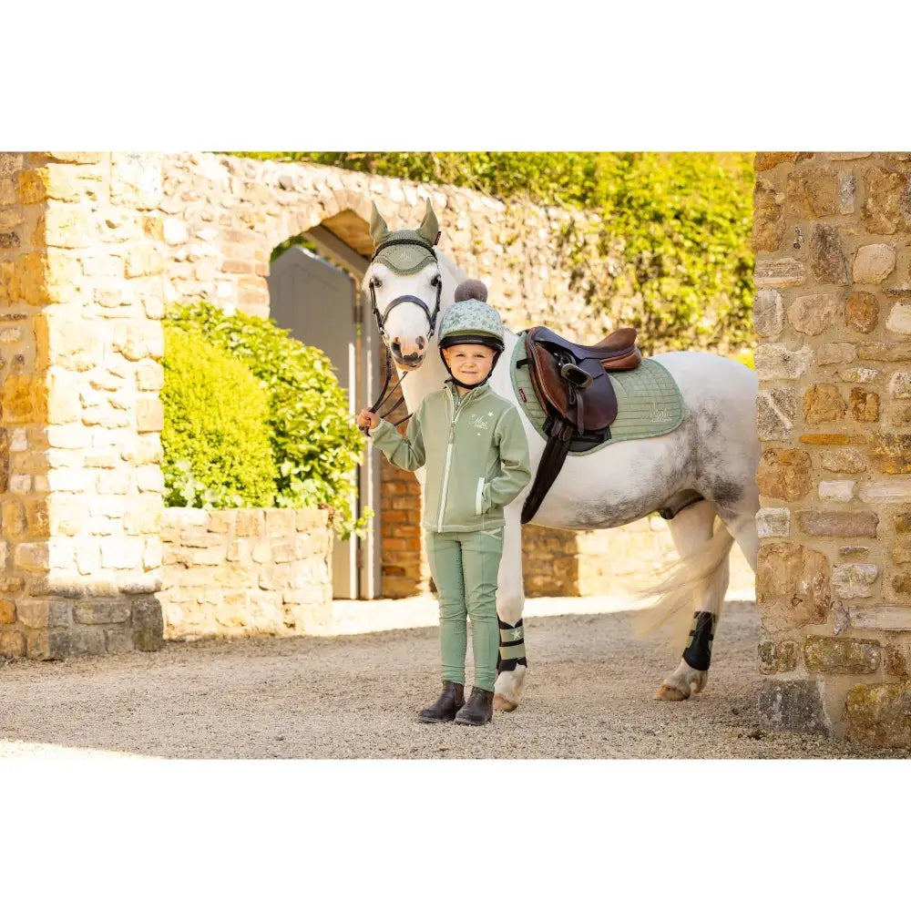 Lemieux Mini Suede Jump Square Fern Mini Saddle Pads