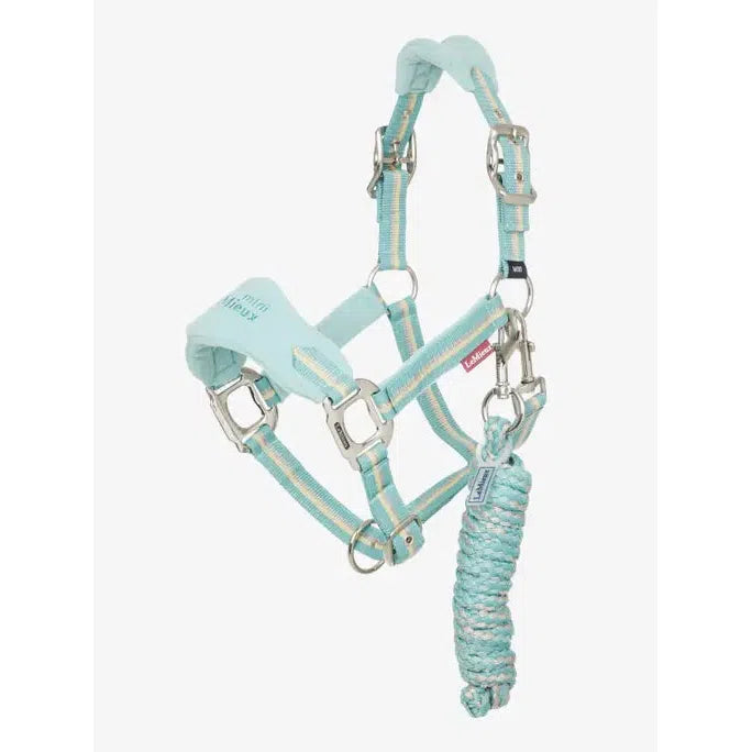 Lemieux Mini Vogue Headcollar & Leadrope Aqua Aqua Super Mini Headcollar Sets