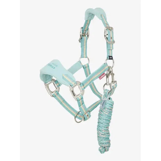 Lemieux Mini Vogue Headcollar & Leadrope Aqua Aqua Super Mini Headcollar Sets