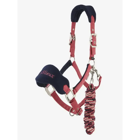 Lemieux Mini Vogue Headcollar & Leadrope Cranberry Cranberry Mini Headcollar Sets