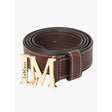 LeMieux Monogram Belt Brown Large Belts Barnstaple Equestrian Supplies