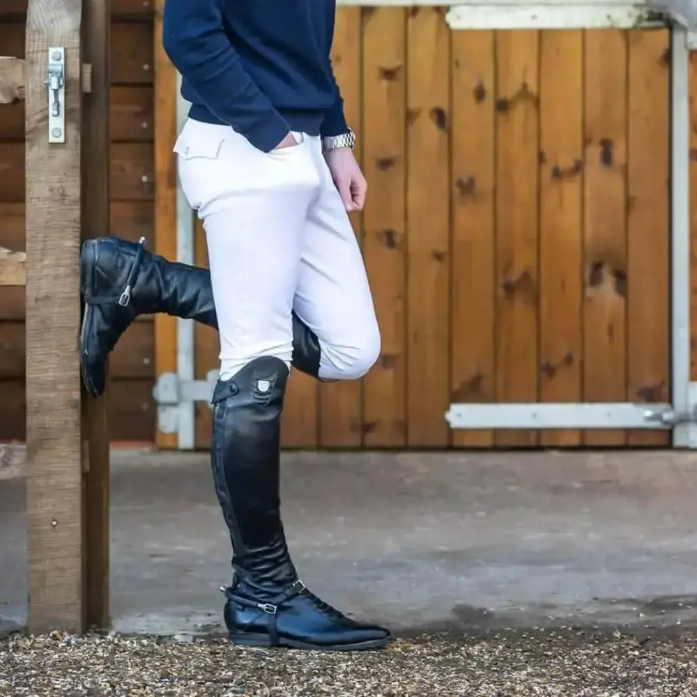 LeMieux Monsieur Mens Breeches White White 28" Breeches