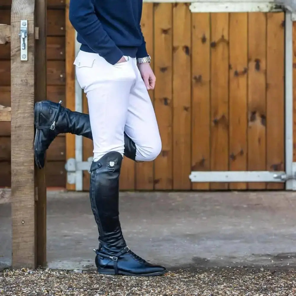 LeMieux Monsieur Mens Breeches White White 28" Riding Breeches Barnstaple Equestrian Supplies