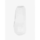 White lemieux motionflex dressage hoof boot with smooth glossy finish and reinforced side stitching for flexible motionflex dressage