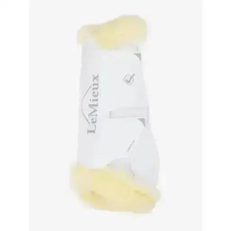 LeMieux Motionflex Dressage Boot with Fleece Edge White/Natural Medium White/Natural Brushing Boots
