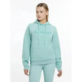 Mint green lemieux nadine hoodie aqua with matching drawstrings and front pocket perfect for casual wear